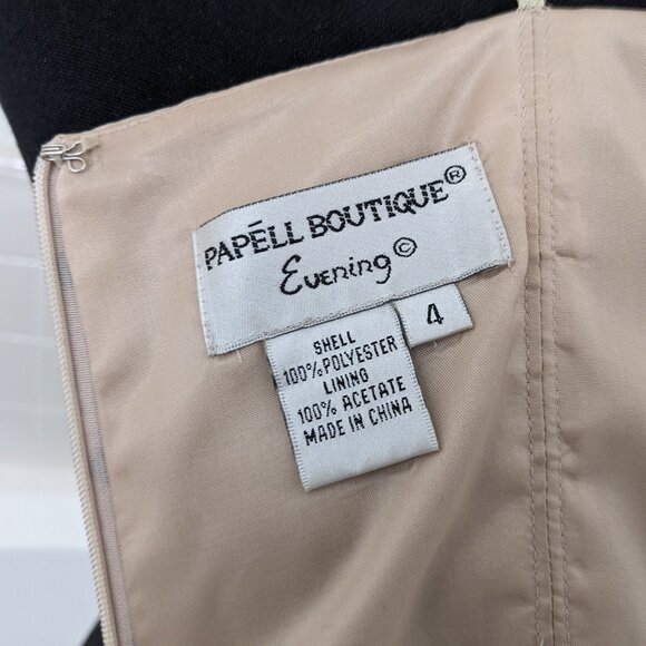 Papell Boutique Evening Polka Dot Dress (Size 4) - Picture 7 of 9